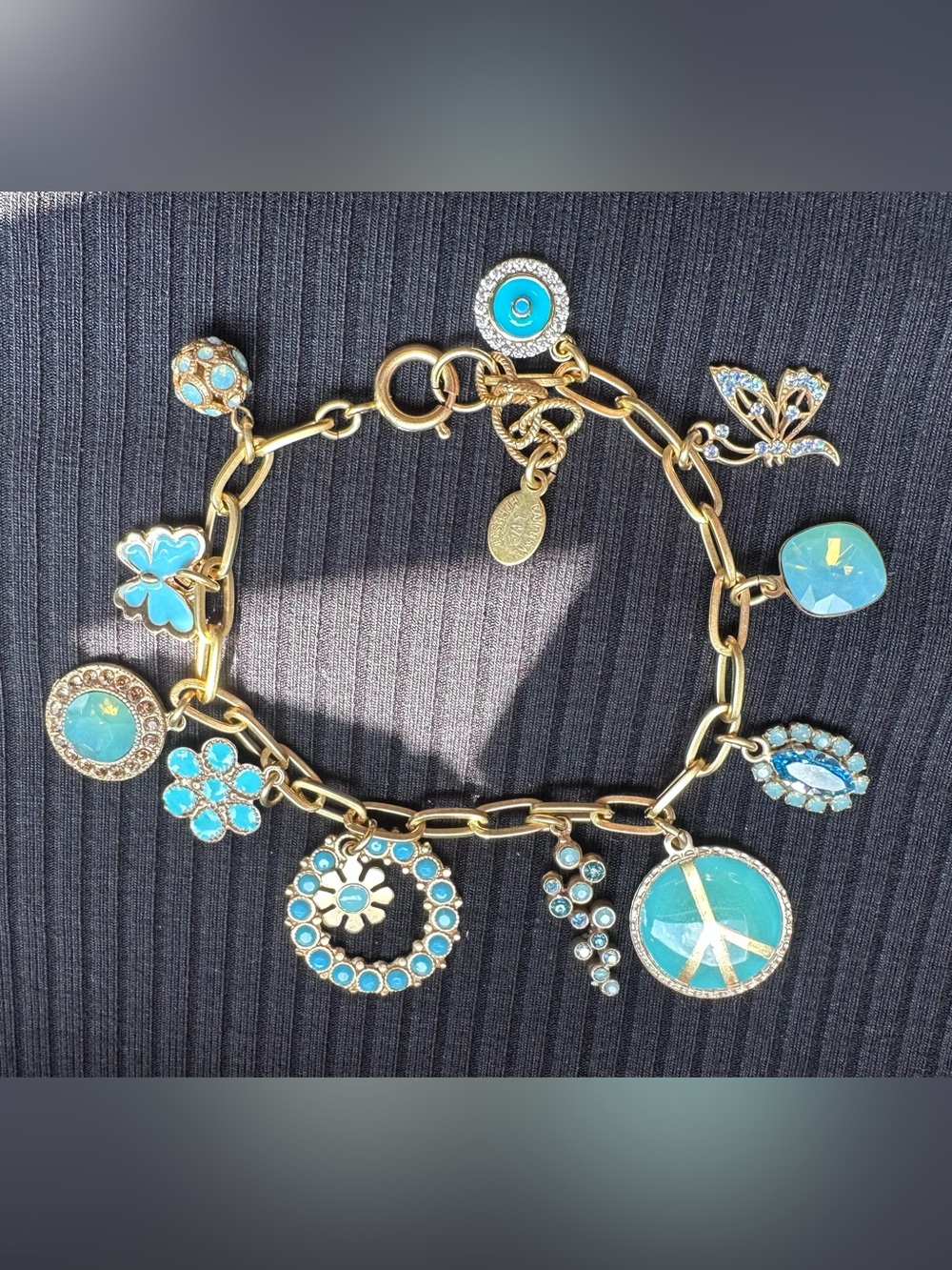 Brand New Catherine Popesco Charm Bracelet